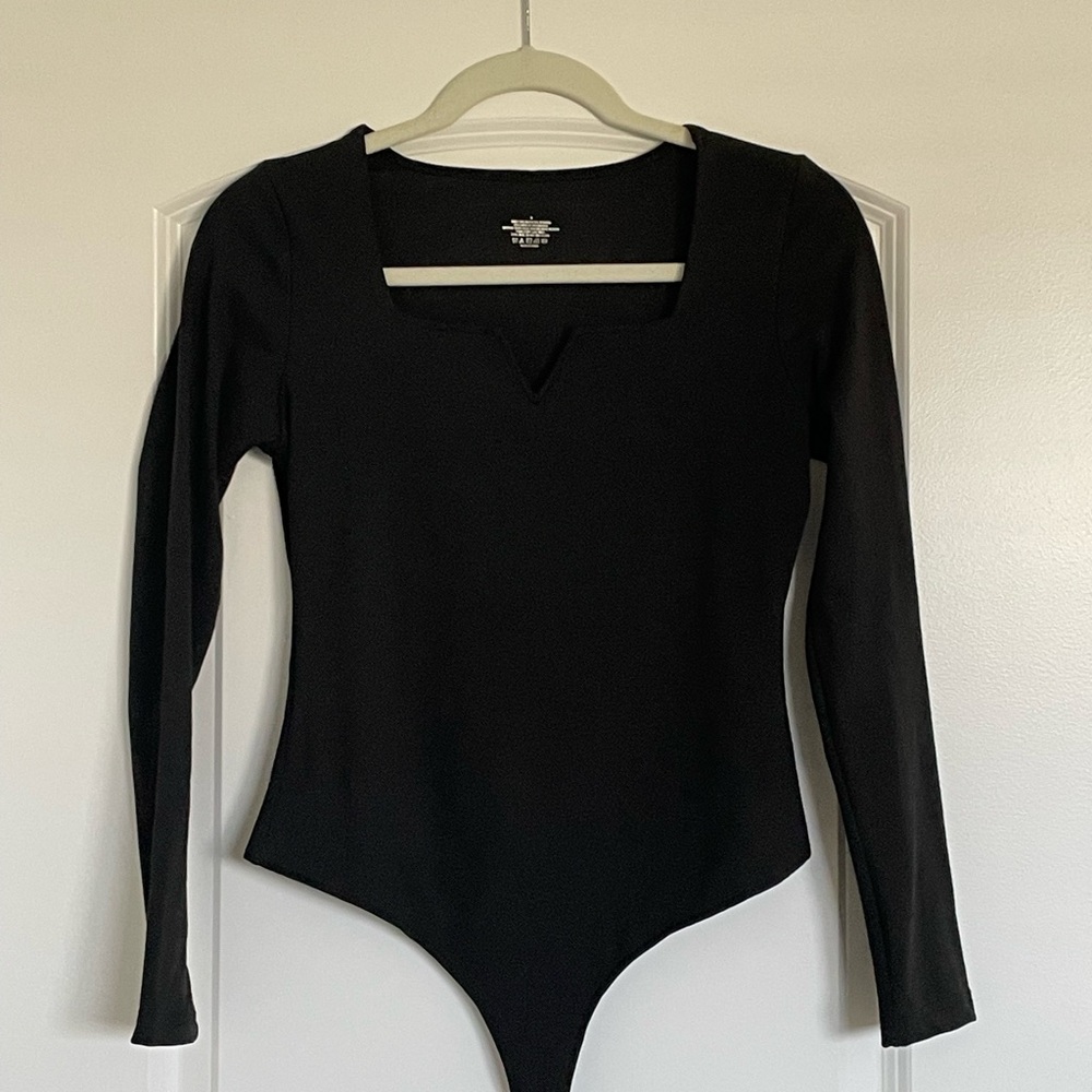 Black Long Sleeve Bodysuit